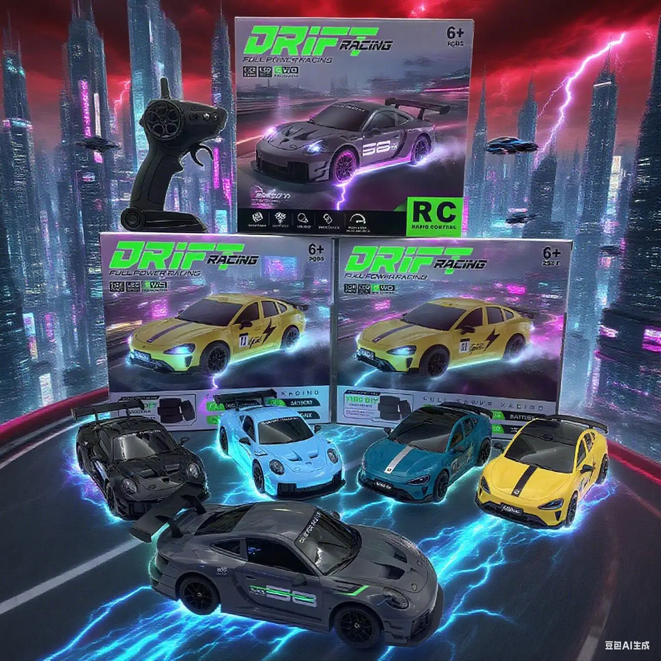 Coche de carreras de drifting RC Drift GT3 RS 911 de edición limitada (2026)