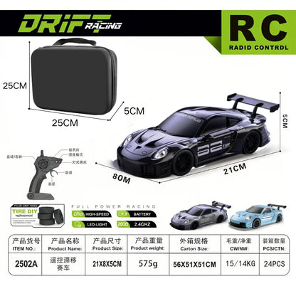 Coche de carreras de drifting RC Drift GT3 RS 911 de edición limitada (2026)