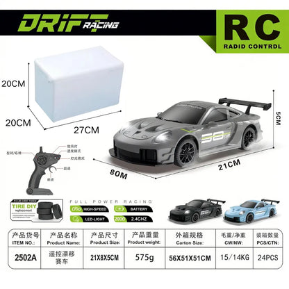 Coche de carreras de drifting RC Drift GT3 RS 911 de edición limitada (2026)