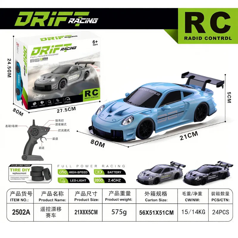 Coche de carreras de drifting RC Drift GT3 RS 911 de edición limitada (2026)