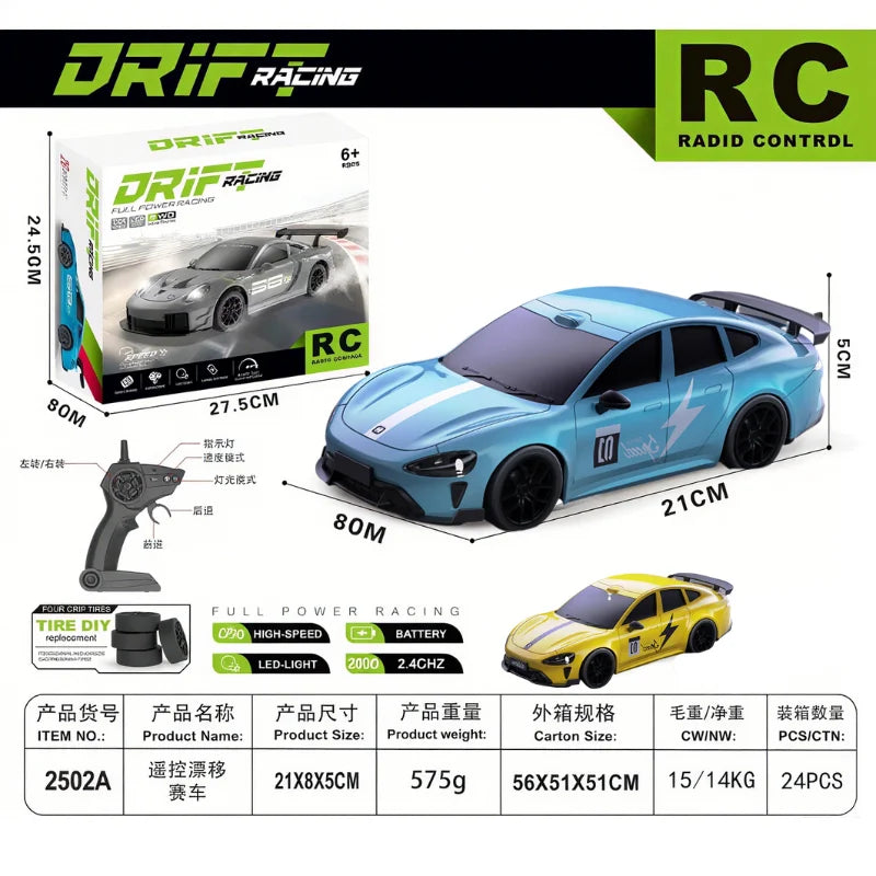 Coche de carreras de drifting RC Drift GT3 RS 911 de edición limitada (2026)