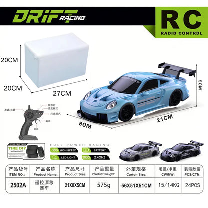 Coche de carreras de drifting RC Drift GT3 RS 911 de edición limitada (2026)