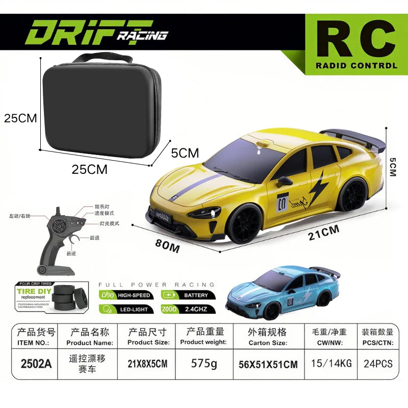 Coche de carreras de drifting RC Drift GT3 RS 911 de edición limitada (2026)